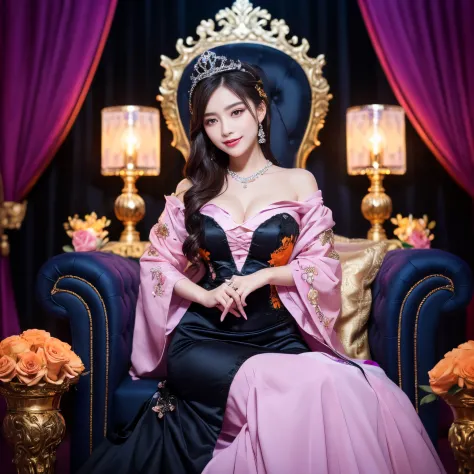 top-quality、masutepiece、8K、Top image quality、Highly complex and detailed  depictions))、(Chinese prostitute upper body photo:1.3)、Luxurious medieval  Chinese whorehouse、the most luxurious prostitute costume、((The most  beautiful medieval Chinese