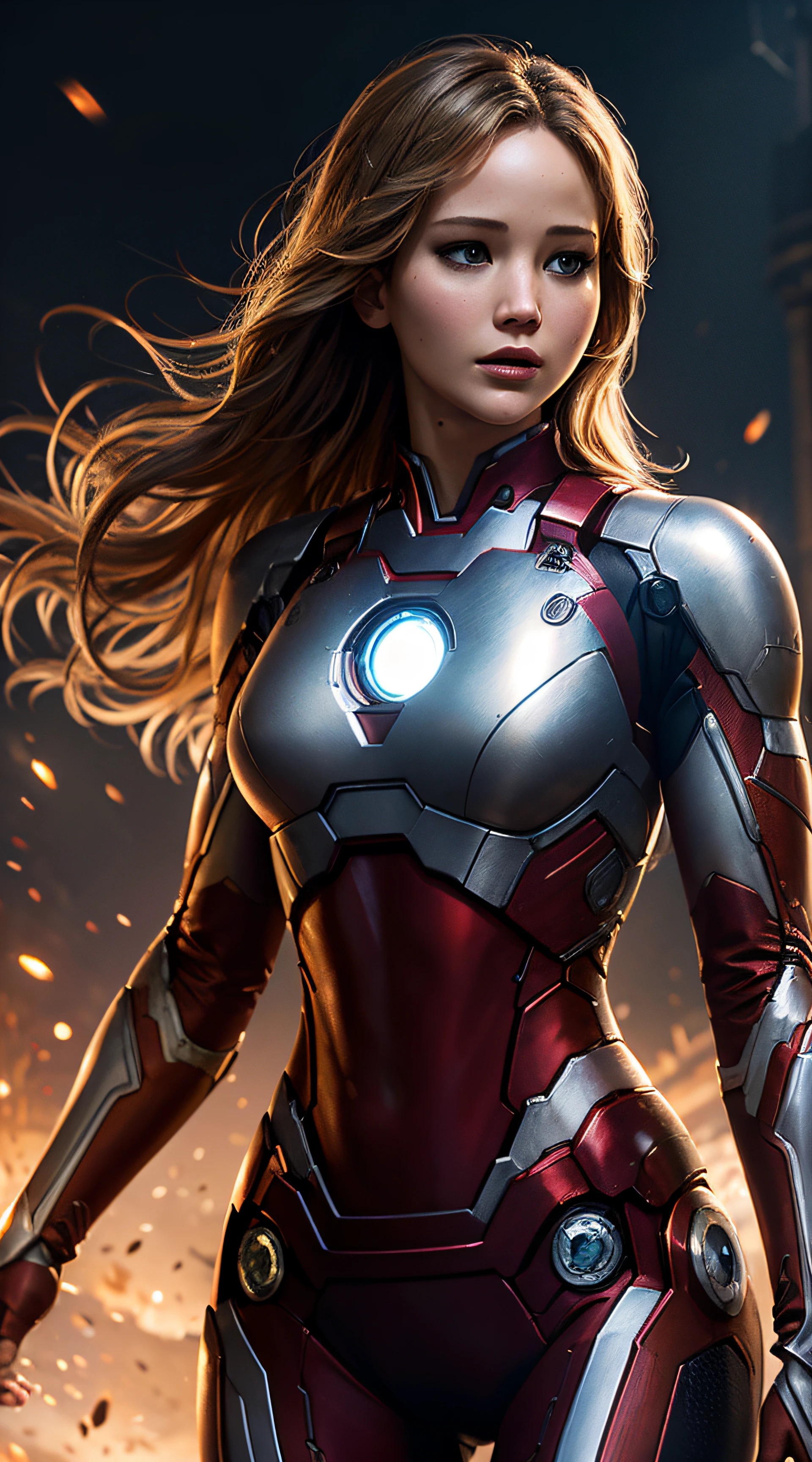 Jennifer Lawrence, ironman costume sexy clothes, character portrait, 4 ...