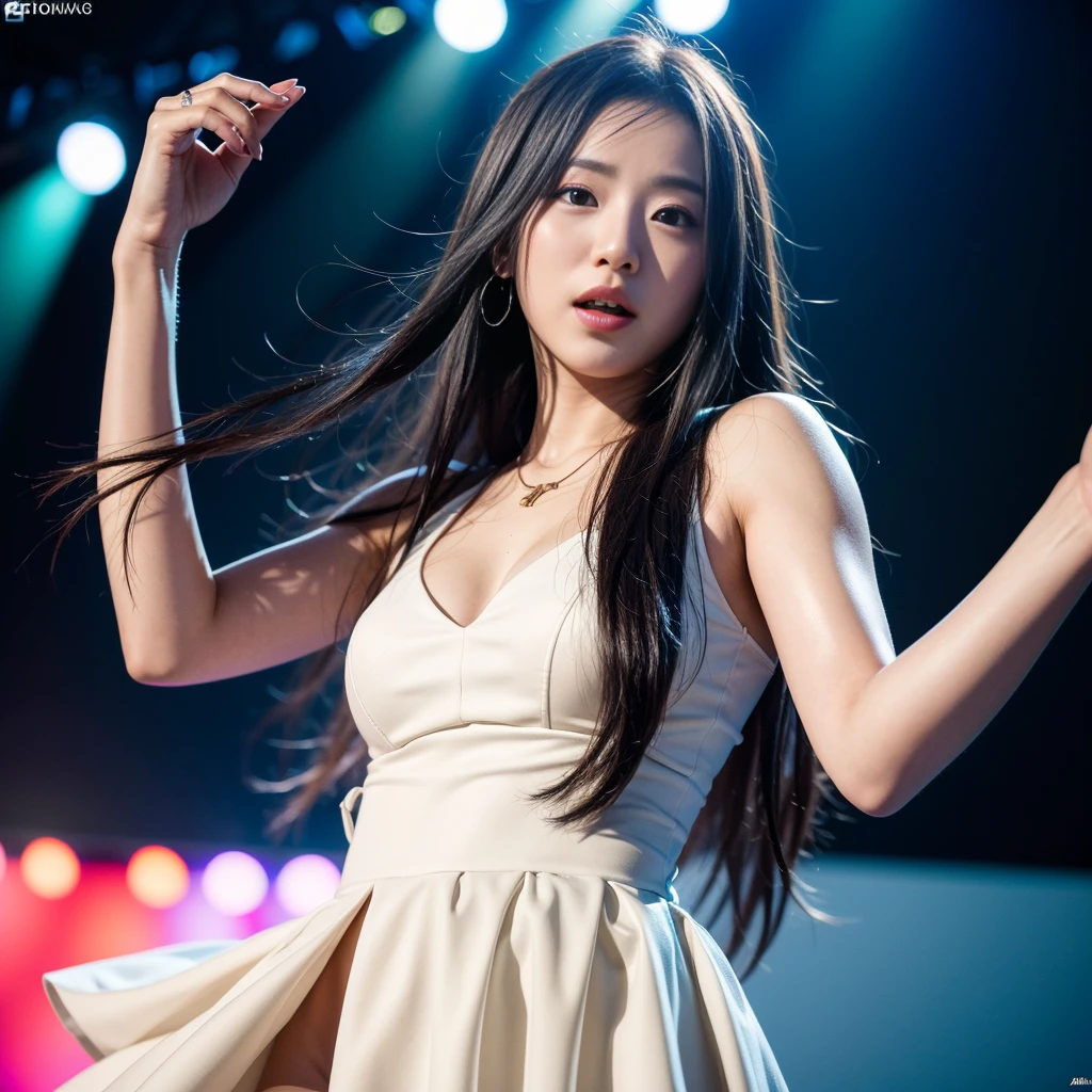 Best quality, ultra high res, photorealistic, Kpop idols performing on  stage - SeaArt AI