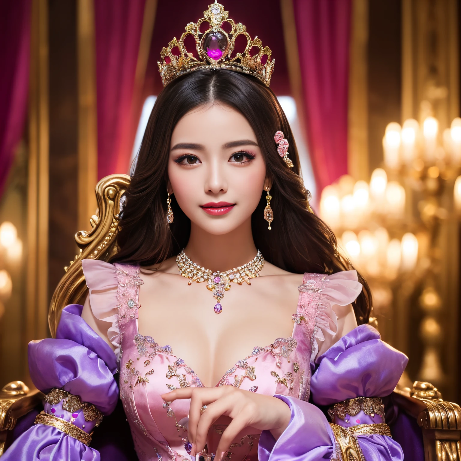 top-quality、masutepiece、8K、Top image quality、Highly complex and detailed  depictions))、(Chinese prostitute upper body photo:1.3)、Luxurious medieval  Chinese whorehouse、the most luxurious prostitute costume、((The most  beautiful medieval Chinese