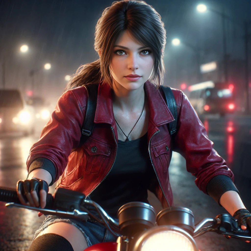 (Claire Redfield:1.1), (traits du visage parfaits:1.1), (beaux yeux détaillés, belles lèvres détaillées, yeux et visage extrêmement détaillés, des cils longs et réalistes:1.37), (ultra-détaillé, Réaliste), (Portrait, horreur), (Couleurs vives), (éclairage de studio), (des tonnes de cœurs de sutioco croustillants), (bokeh) Texture ultra réaliste