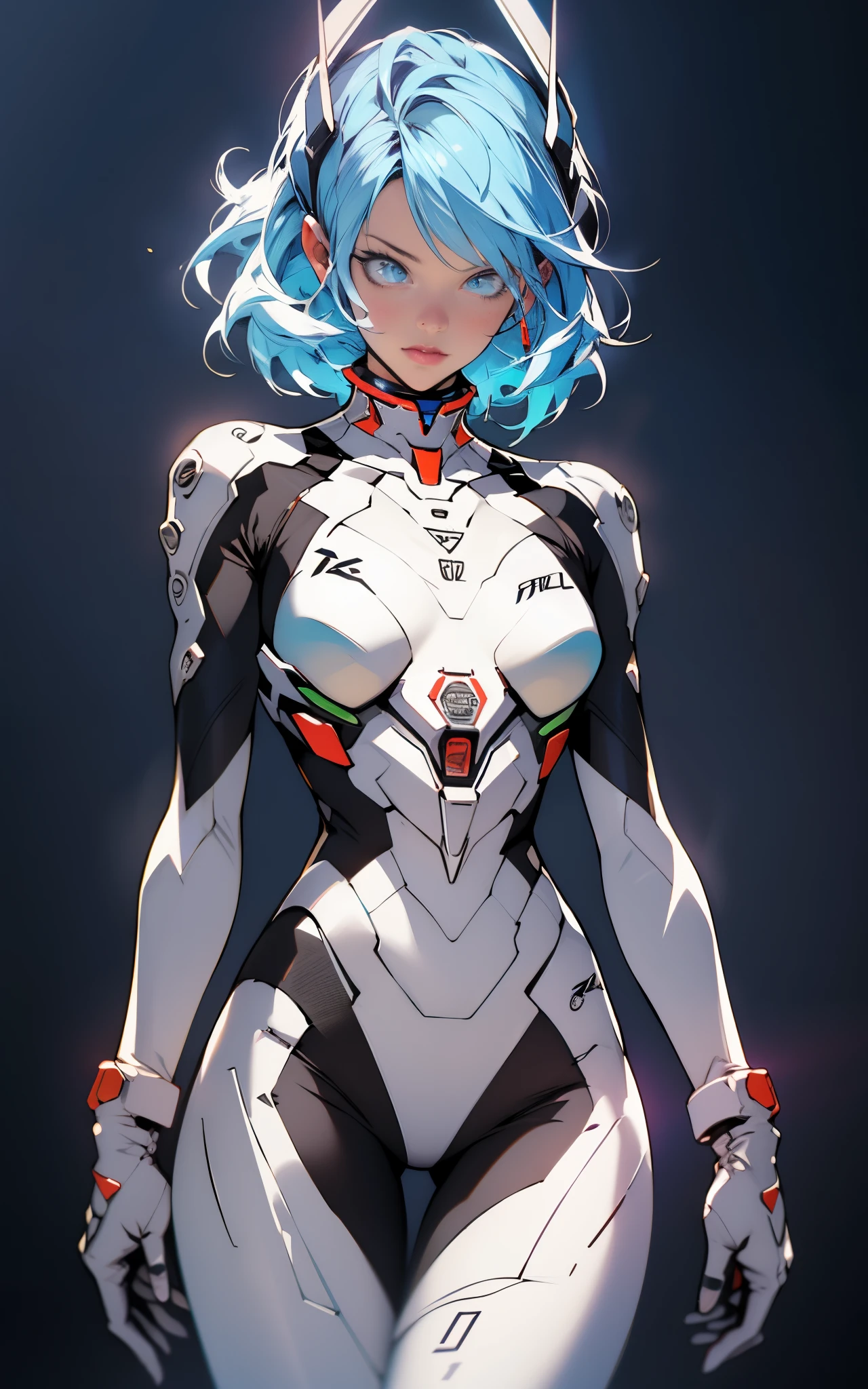 (((Adult Woman))), ((Best Quality)), ((masutepiece)), (Detailed: 1.4), (Absurd), 35-year-old adult woman with Simon Bisley-style micro thong, Genesis evangelion neon style clothing, 2-piece clothing, bobhair, arm tatoo, cybernetic hands, pastel, Centered, scale to fit the dimensions, nffsw (High dynamic range),Ray tracing,NVIDIA RTX,Hyper-Resolution,Unreal 5,Subsurface Dispersion,  PBR Texture, Post-processing, Anisotropy Filtering, depth of fields, Maximum clarity and sharpness, Multilayer textures, Albedo and specular maps, Surface Shading, accurate simulation of light and material interactions, Perfect proportions, Octane Render, Two-tone lighting, Wide aperture, Low ISO, White Balance, thirds rule, 8K Raw, Crysisnanosuit,loraeyes,nijistyle,cateyes,Blue hair, Blue eyes