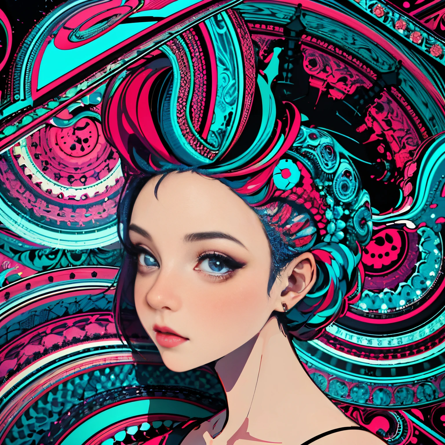 P4A Psychedelic 1 Girl