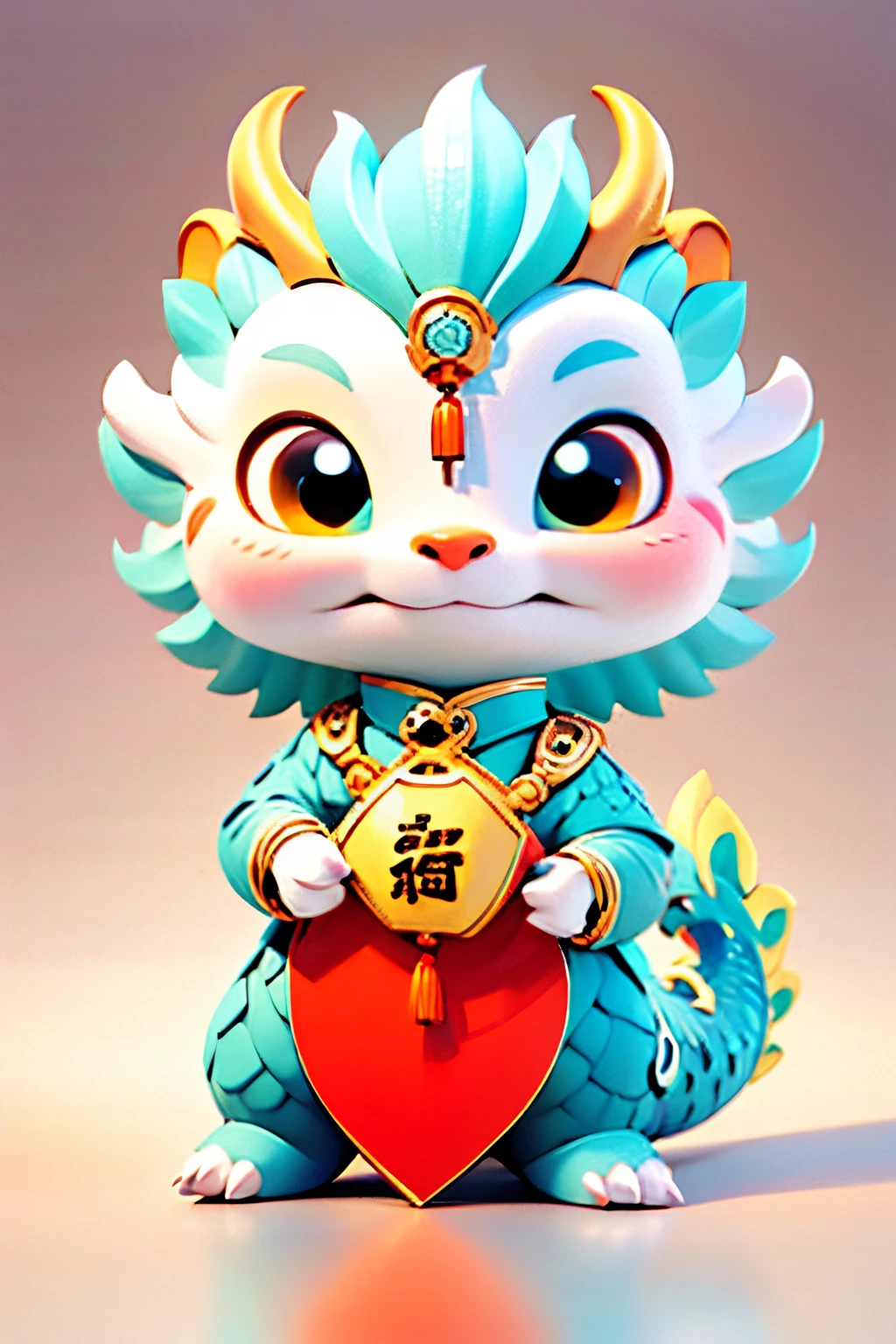 Cute Chinese dragon