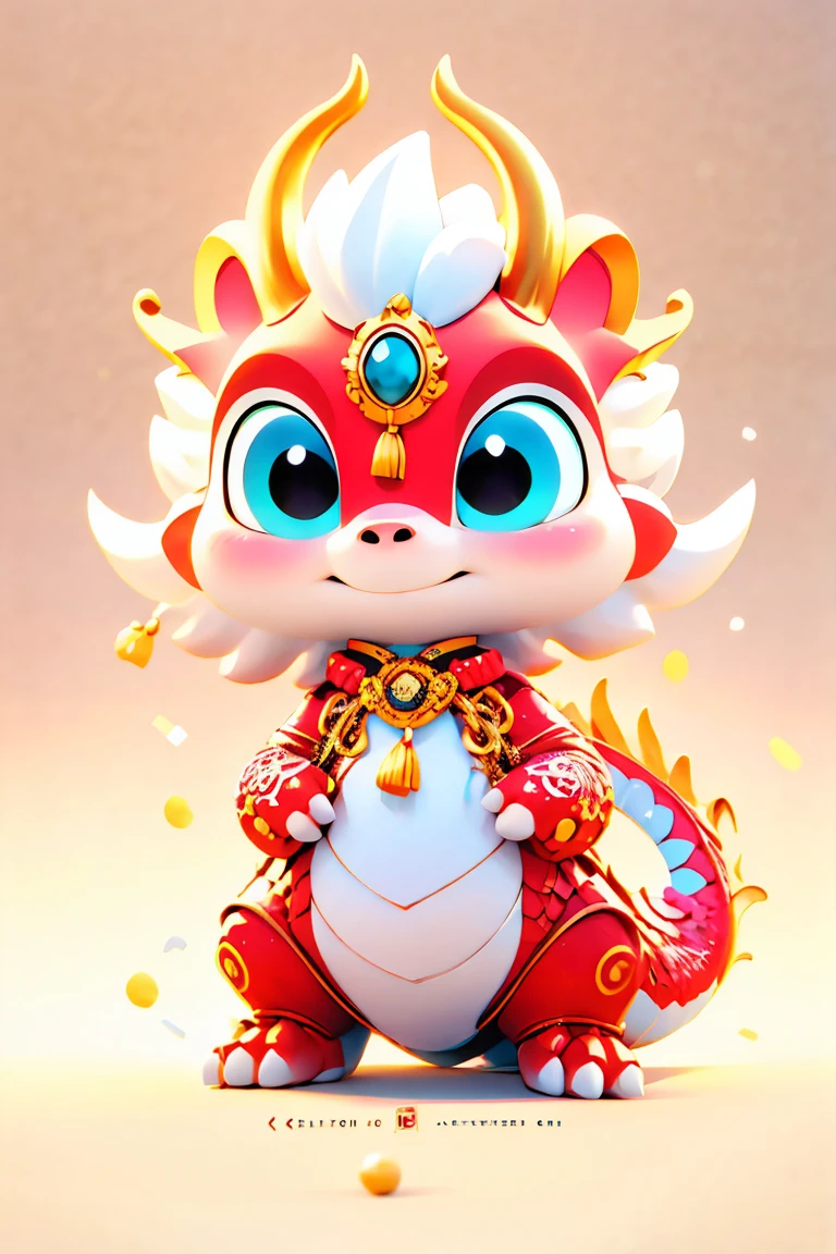 Cute Chinese dragon