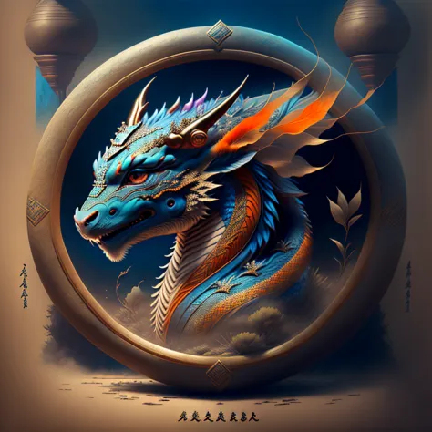 legends about the dragon date back to time immemorial, when records of this animal appeared in the book called zhōu yì (zhou yi)...