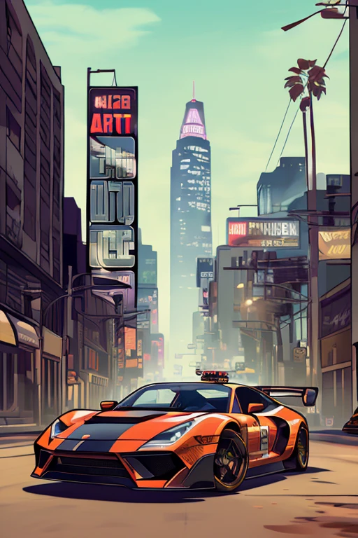 (GTA art, gtav style:1.2), racing race, underground racing, Starting line, starting point, cara, helicopter, (Motion Blur), (best composition), poster style, enhance, intricate, (best quality, masterpiece, Representative work, official art, Professional, unity 8k wallpaper:1.3)
