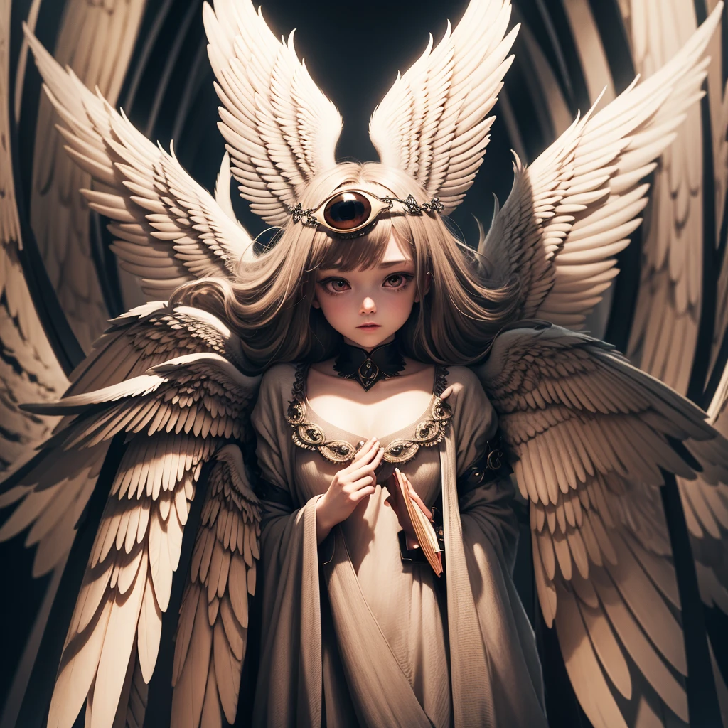 bibliangels, too many eyes, no humans, multiple wings, angel