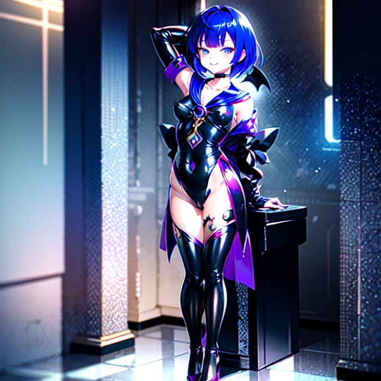 {nsfw},finely detail, beautiful detailed eyes, ultra detailed, ami mizuno, sailor mercury, dark-skinned female, corruption, dominatrix, pubic tattoo, dark aura, full body
1girl, full body,(ami mizuno:0,8), (sailor mercury:0,5), 1girl, solo female, mature female, standing, full body, evil, dark persona, bad end, contrapposto, bimbo,
lips, eyelashes, pubic hair, innie  , evil grin, small breasts, erect nipples visible through clothing, areolae, licking, after , piercing, erect nipples visible through clothing, collarbone, veins on body, blue hair, blue eyes, short hair, beautiful detailed eyes,
between , skin tight, fingerless_gloves, victorian_clothes, pirate_costume
(pirate clothe:1.5), indifference,(bare shoulders:1.5),(under boobs:1.2),collarbone, (beautiful detailed background:1.2),(victorian city skyline:1), (rooftop:1),best quality, (beautiful lighting:1),