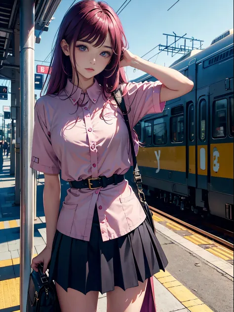 magenta tint、vibrant with colors、((tmasterpiece)))、(((quality)))、((ultra - detailed))、(Surreal)、(Very detailed CG illustration）、...