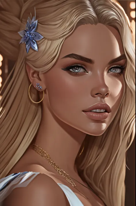 ultra realistic illustration, a stunningly beautiful greek gothic goddess of chaos played by jordyn jones and dove cameron and m...