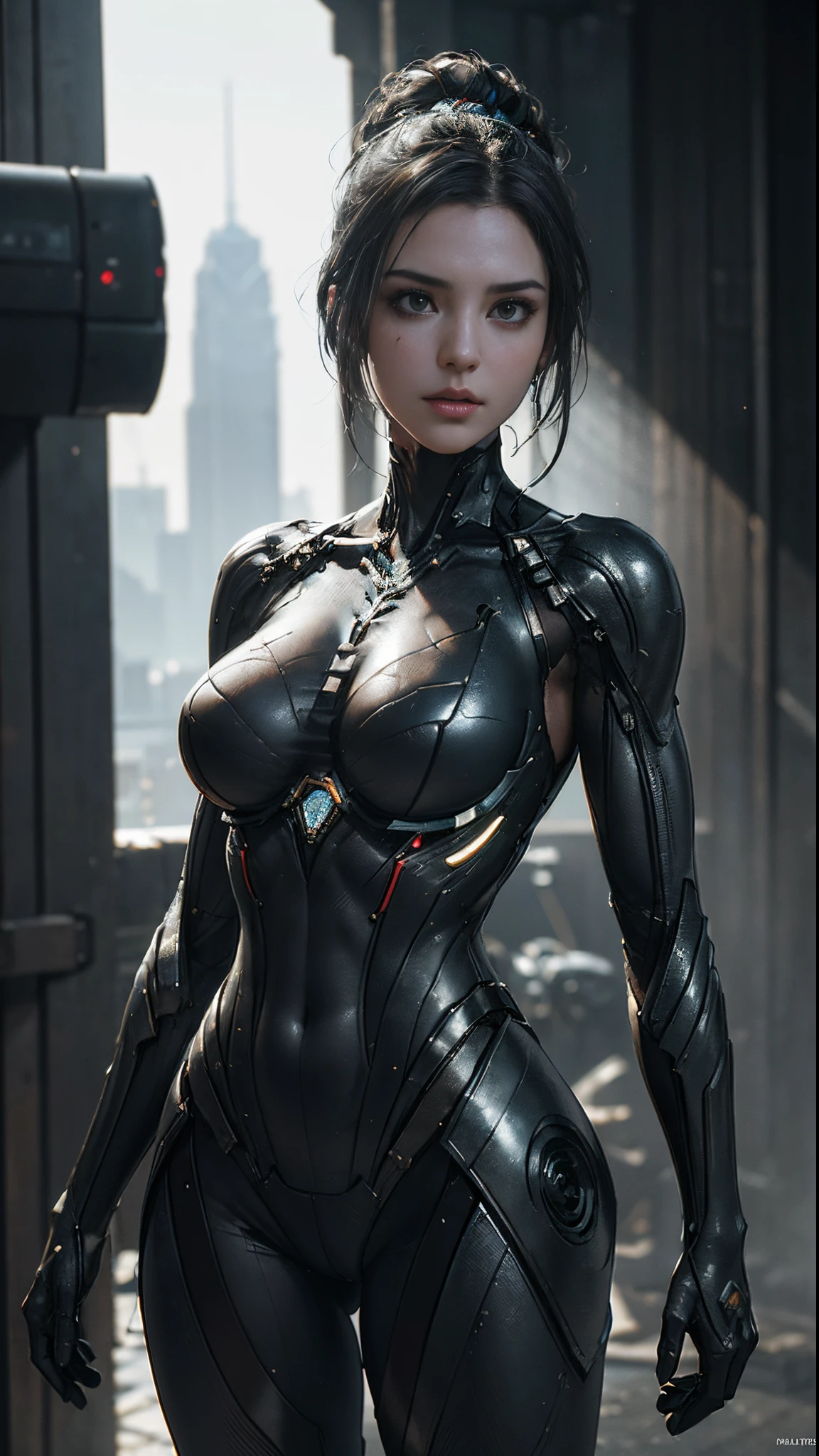 ((mejor calidad)), ((Obra maestra)), (detallado:1.4), 3d, una imagen de una hermosa mujer cyberpunk,HDR (Alto rango dinámico),trazado de rayos,NVIDIA RTX,Súper resolución,irreal 5,dispersión subsuperficial,texturizado PBR,Postprocesamiento,Filtrado anisotrópico,Profundidad de campo,Máxima claridad y nitidez,Texturas multicapa,Albedo and Specular maps,Sombreado de superficie,Simulación precisa de la interacción entre la luz y el material.,proporciones perfectas,renderizado de octanaje,Iluminación de dos tonos,Amplia apertura,ISO bajo,balance de blancos,Regla de los tercios,8K CRUDO, nanotraje crisis