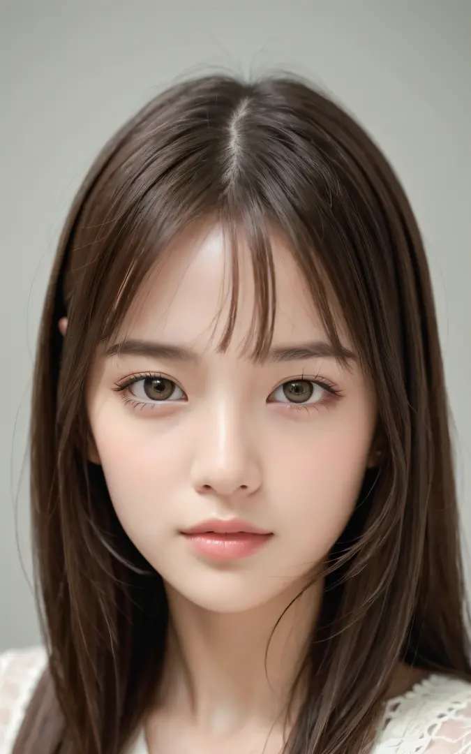 Best picture quality,8K))，Korean, top beauty，Very beautiful，(Medium  shot:1.2), {{mature woman, 30 years old lactating woman}}，(straight long  black brown hair) - SeaArt AI