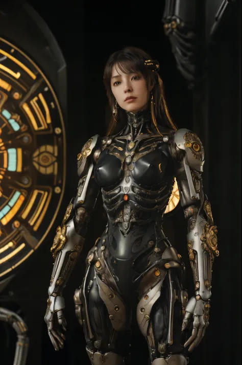 quality, tmasterpiece, 超高分辨率, ((realistically: 1.4), RAW photos, 1 Cyberpunk Robot Girl, Glowing and radiant skin, (Ultra-realis...