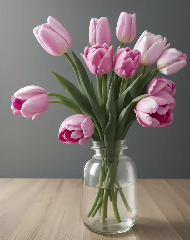 the delicate beauty of a single tulip in full bloom