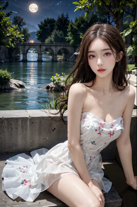Sweet girl clothes4,strapless dress,jewelry, red lips, mature female, makeup, Big eyes, Pretty eyes, ((full body)), ((Random shooting angles)), (best quality, masterpiece:1.2), ultra-detailed, (realistic:1.37), beautiful, youthful, glamorous model with (de...