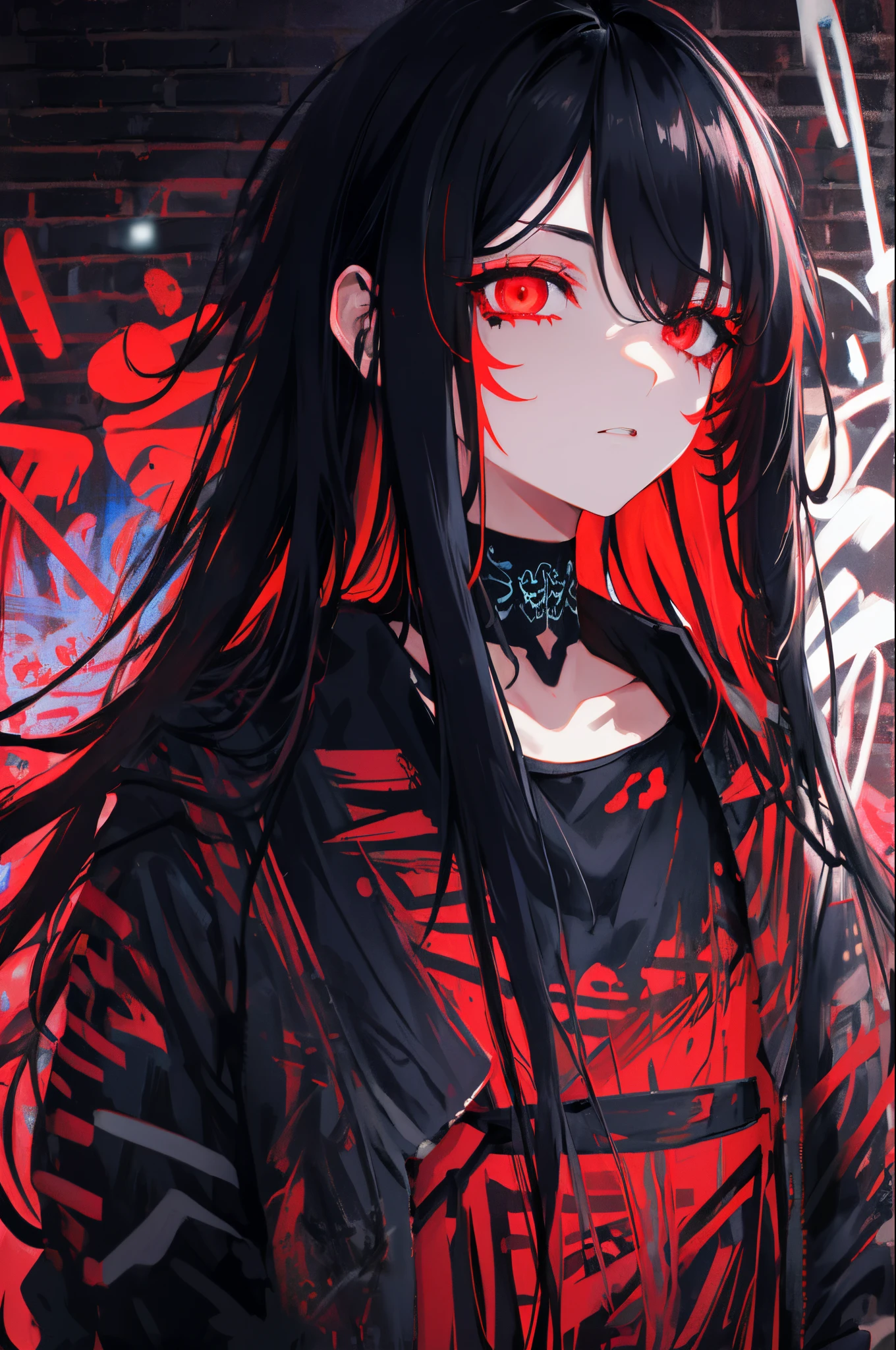 best quality, intricate details, chromatic aberration, 1girl, long hair ...