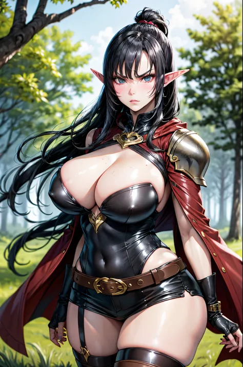 best quality, masterpiece, extremely detailed CG, extremely detailed 8K wallpaper, outdoors, in the woods, extremely detailed character ultra-detailed, detailed face, beautiful woman, solo, perfect face, sharp focus, intricate details, ultra detailed body,...