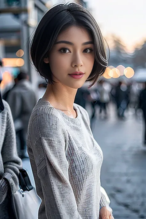 (shoulder length straight short hair:1.2),(((8k))),(Extremely meticulous CG) ,(wallpaper),16k,(Extremely refined and beautiful），...