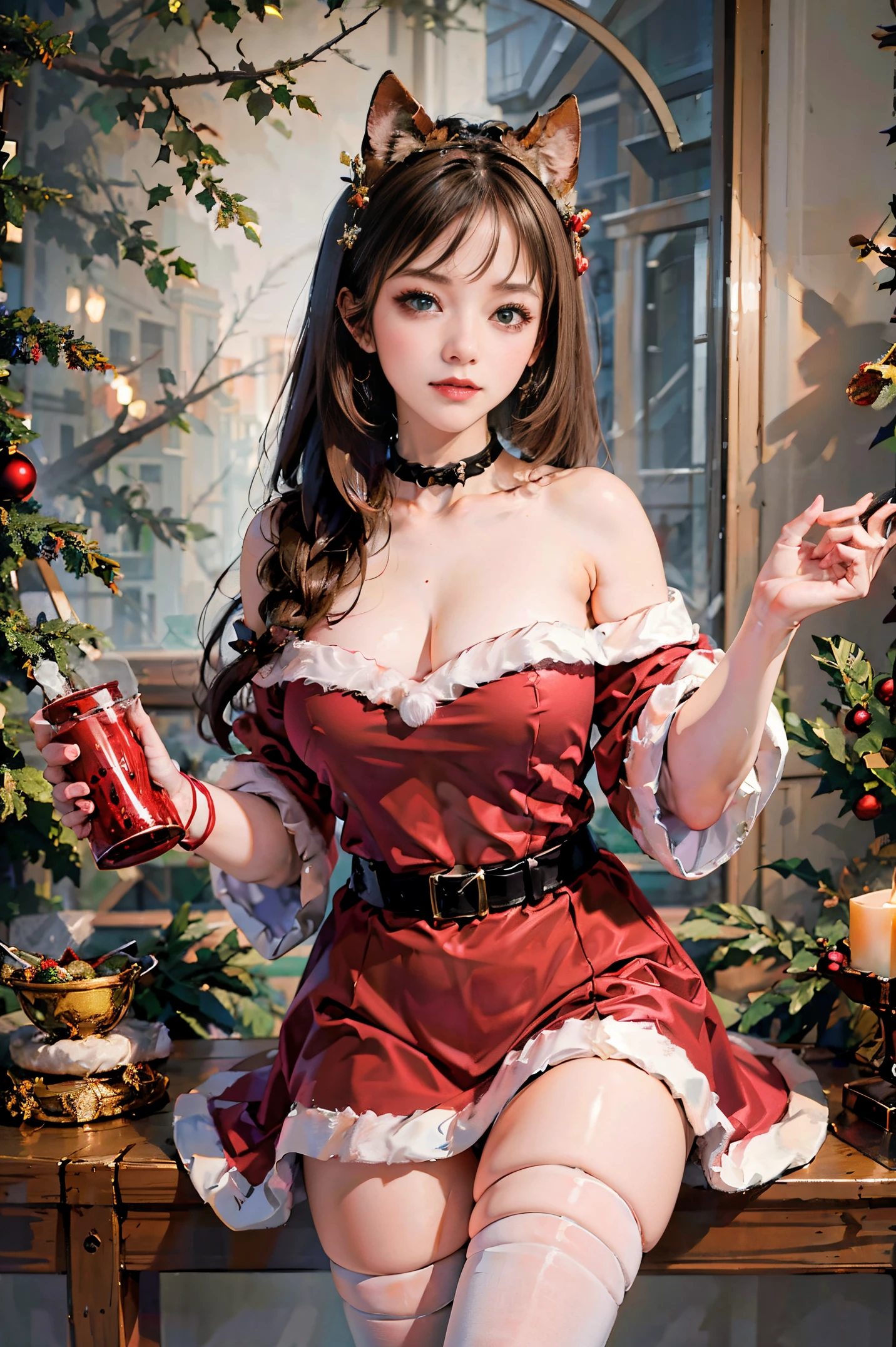 Christmas scene , Christmas costumes