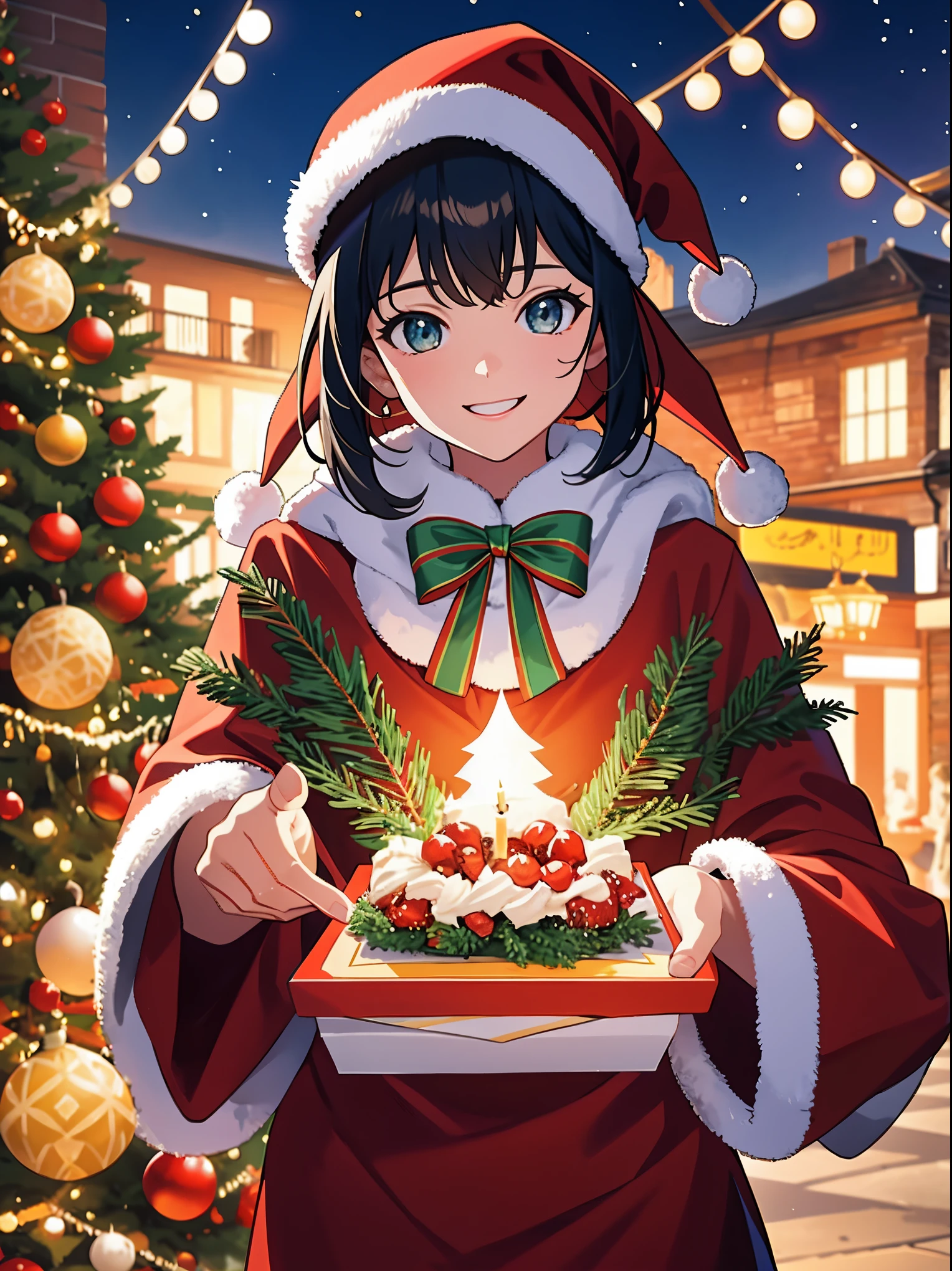 (best quality,4k,8k,highres,masterpiece:1.2),ultra-detailed,realistic,gifts,table,Christmas tree,decorations,wrapping ,bows,ribbon,presents,holiday spirit,vibrant colors,warm lighting,cozy atmosphere,toys,cards,candles,snowflakes,joyful,celebration,exquisite details,exciting surprises,shiny ornaments,sparkling tinsel,beautifully wrapped,excited children,anticipation,festive mood,magical ambiance,delightful moment,wonderful memories,family gathering,cheerful faces,Christmas magic,extravagant,abundance of presents,HDR,UHD,studio lighting,ultra-fine painting,sharp focus,physically-based rendering,professional,vivid colors,bokeh.