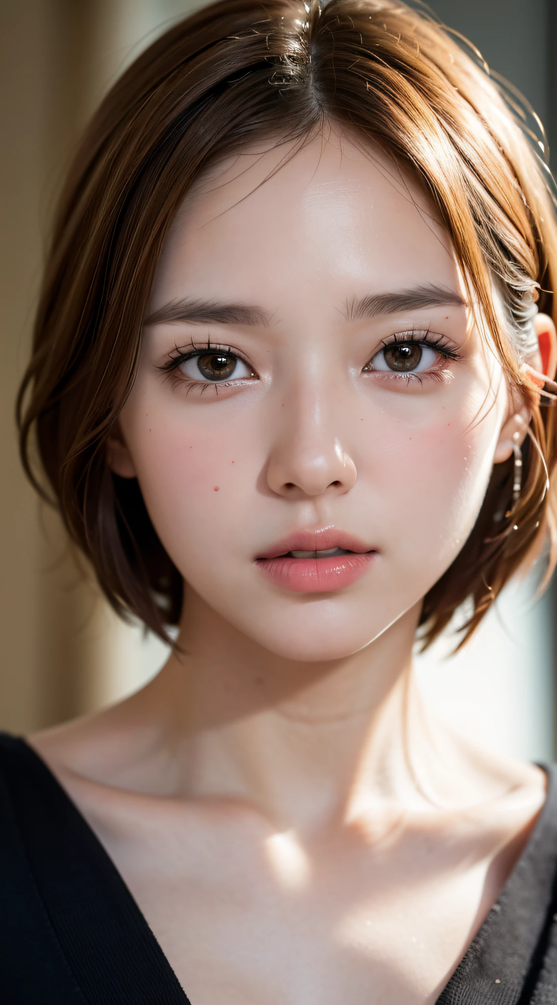 (stamford:1.5), close up, masterpiece, best quality, raw photo, photorealistic, face, incredibly absurdres, beautiful girl, cute, short hair, depth of field, highres, ultra-detailed, finely detail, extremely detailed, extremely detailed eyes and face, sharp pupils, realistic pupils, sharp focus, ccinematic lighting