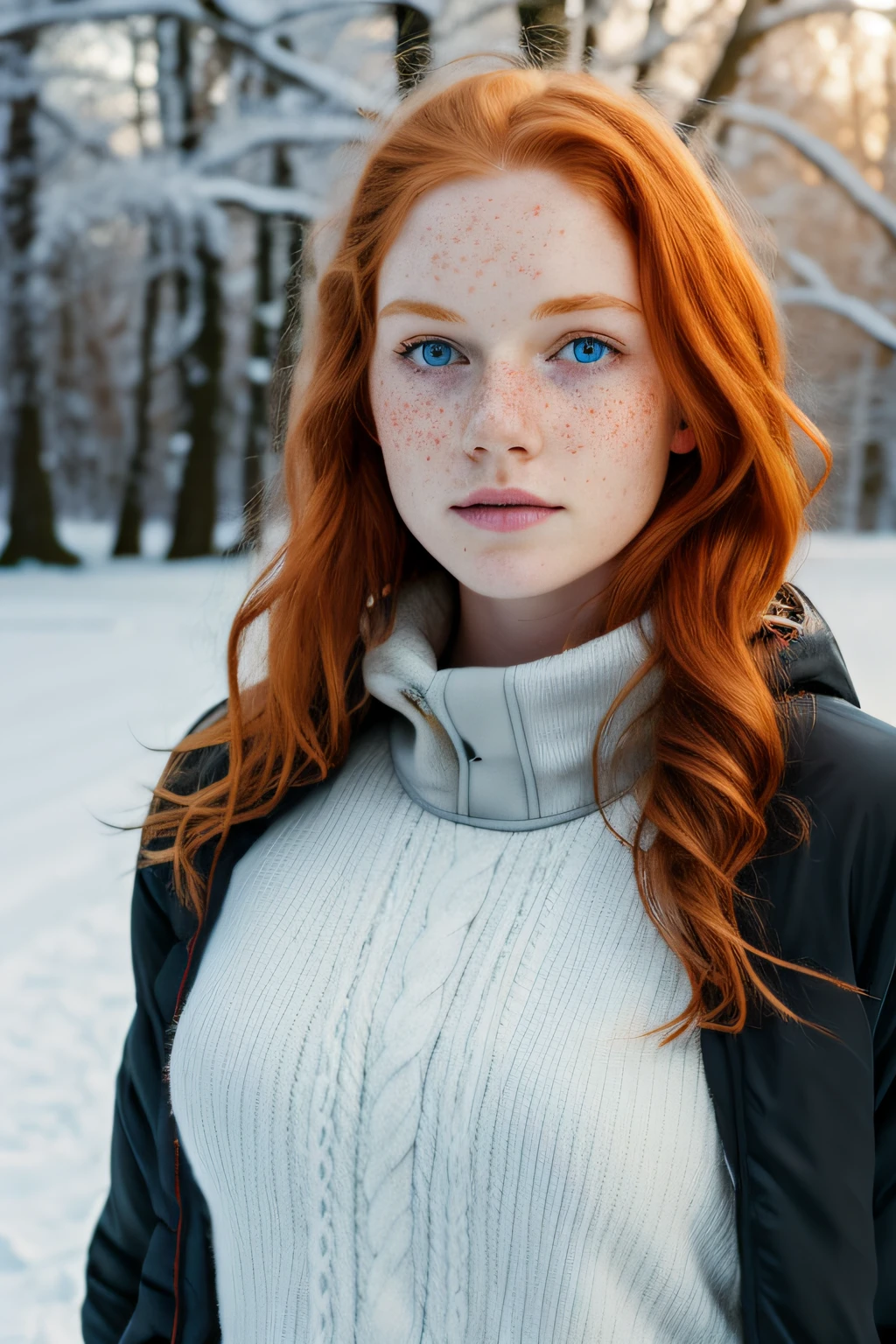 1girl In Age19 Solo Aesthetic Artwork Irish Redhead Seaart Ai