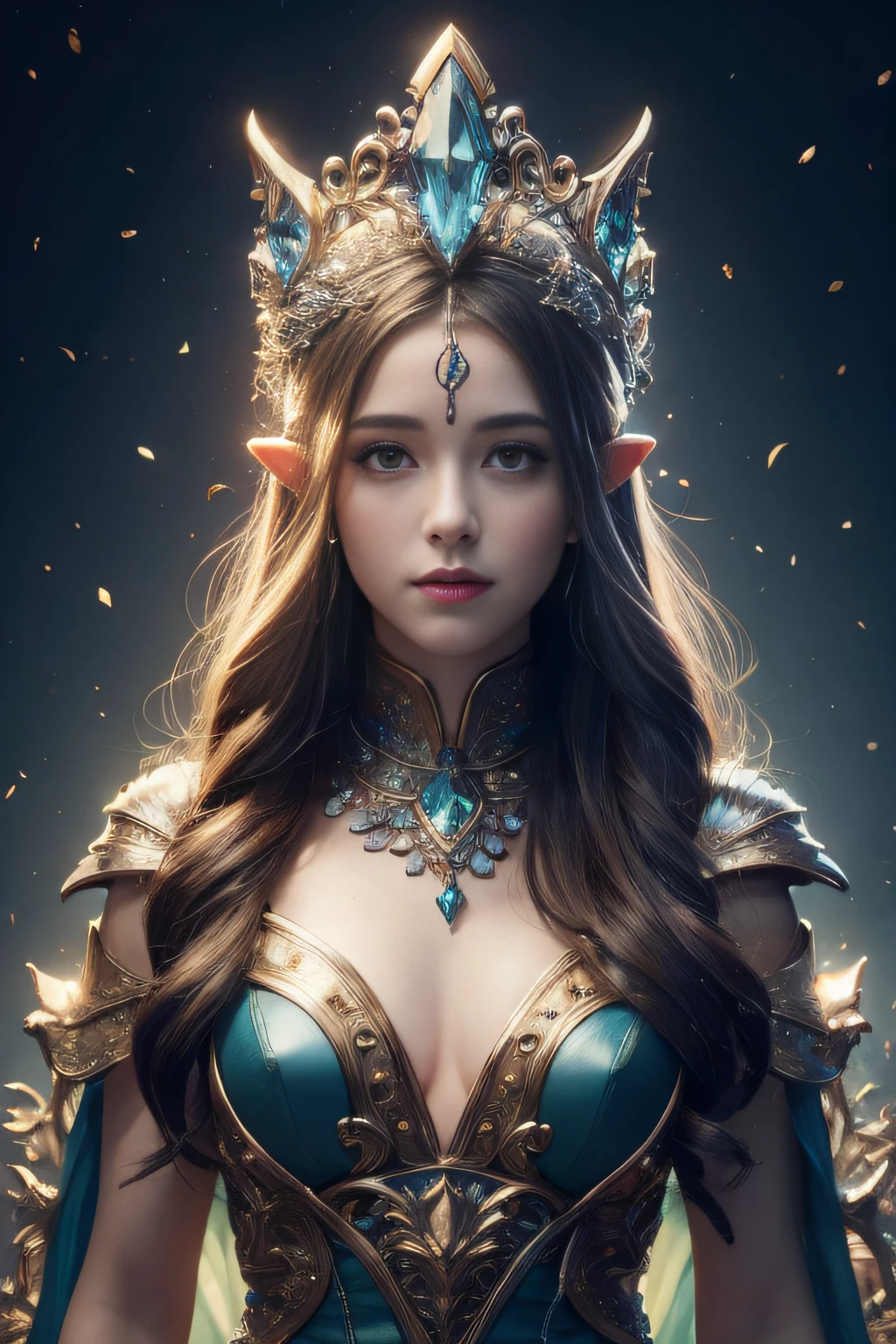 (Best quality, 4k, High-resolution, Masterpiece:1.2), Ultra-detailed, Realistic, Radiant lighting, Epoch Elves, Portraits, Fantastical colors, Fine art, Ethereal beings, Dreamlike, Whimsical creatures, Detailed facial features, Glowing eyes, Elven beauties, Ethereal glow, Mythical creatures, Harmonious composition, Dazzling colors, Stunning visual effects, Otherworldly appearance, Mesmerizing artistry,