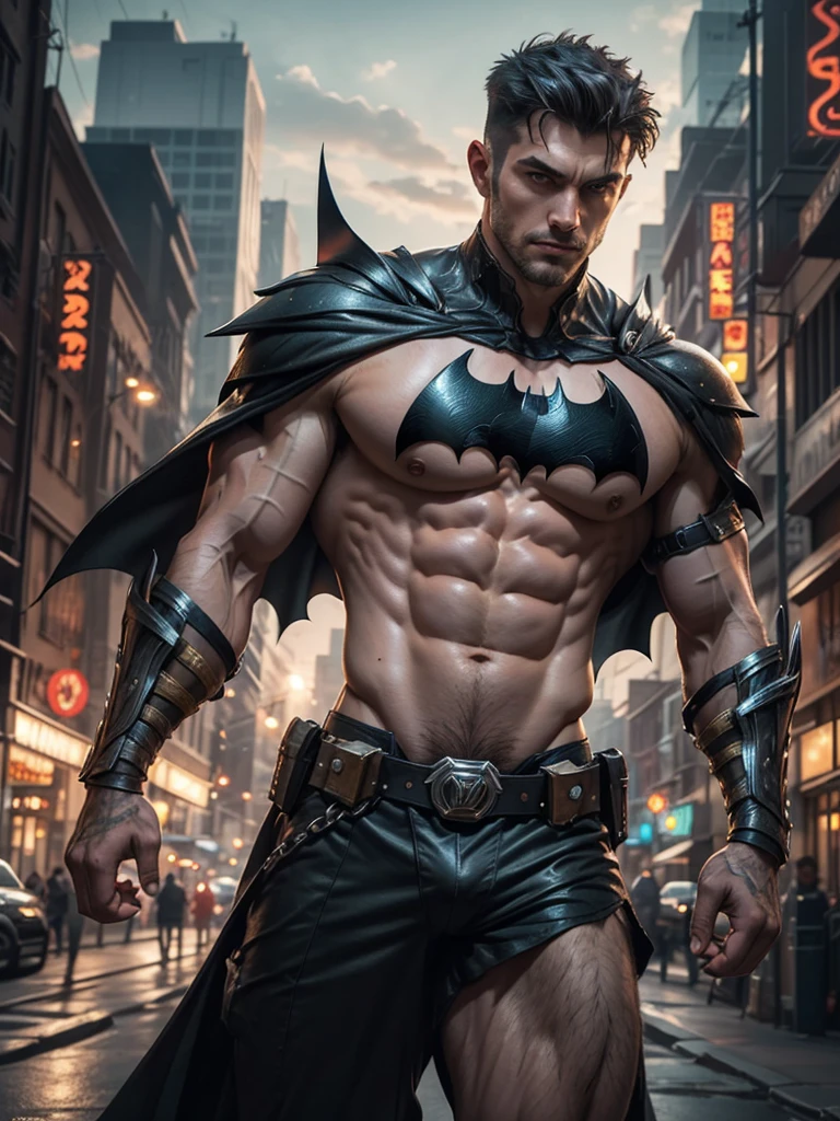 Créez un personnage Batman hyperréaliste de la Justice League，Armure ultra-détaillée parfaitement éclairée Vetimenta Haute résolution 8k très réaliste et détaillée ！yeux soigneusement sculptés！Porter un masque de Batman ((（Ton argenté）Aile de chauve-souris en titane))!（（L&#39;arrière-plan est une photo de vue nocturne de la ville,Prenez une pose cool！ fond d&#39;écran fantastique de science-fiction, fond d&#39;écran fantastique de science-fiction, planète fantastique, espace fantastique, science-fiction fantastique, science-fiction épique et magnifique de l&#39;espace, paysage fantastique onirique épique, art fantastique de science-fiction épique, science-fiction fantastique, illustration de science fiction fantastique épique, Des paysages fantastiques impressionnants, dans une ville fantastique de science-fiction））！！！Ultra haute définition 8K，De magnifiques accessoires！yeux soigneusement sculptés！（（chef-d&#39;œuvre）），（coloré）（（Cheveux très courts））），primitif，de façon réaliste，des détails fous，Les yeux ont des points lumineux！Il y a beaucoup de poils sur la poitrine！Juste la bonne barbe colorachizi）（belle silhouette），nuage，Bel homme musclé），Costume de Batman magnifique et fou！Masculinité de chaume）），un paradis，Yunduoji，Costume de Batman magnifique et fou）），（（avec des tatouages））（peau texturée réaliste），!The whole body is covered avec des tatouages！Tatouages sur grande surface！Détails des cheveux courts，Rasé des deux côtés！(Haute précision 8K)！！1 cm! 70 kg!!peau bronzée, [ Détails des cheveux courts, Rasé des deux côtés, blanc argenté ]!! ultra - détaillé, meilleure qualité, Éclairage puissant, Mise au point nette, public de théâtre, La lentille vers le haut est plus proche du corps, (( Graisse corporelle 55%，Détails des cheveux courts！ raser les côtés court, santé du lactosérum argenté, Ma poitrine est poilue, poils, , Montrant des aisselles poilues, pattes poilues, cheveux argentés,)), ,Jigachad musculaire, super sympa et cool, avec une barbe、Images : Batman,beau menton de Chad, beau visage et beau visage, plus gros, modèle masculin, Derek, beau visage, beaux hommes, Qui est Shi Yu?????????????????????????????????????????????????????????????, bronzage rose, 27 ans, 28 ans, jeune homme avec un beau visage, Mark Edward Fish, Visage masculin masculin attrayant，Corps latéral(！, gros renflement ":1.2),(poses dynamiques:1.1), Un chef-d&#39;œuvre des cuisses, meilleure qualité, Une haute résolution, portrait en gros plan, mise au point masculine, solofocus, d&#39;un homme, 35 ans, L&#39;érection、Ai Jia、angles faibles, poils, Pousser la barbe, perte de poids，Reste en bonne santé, Ma poitrine est poilue, poils, , Élevé sexy，Montrant des aisselles poilues, pattes poilues, petite barbe, modèle pose, Composition surprenante, vue de face, Plage dynamique élevée, Mauvais rires， , Abdos en pack de huit, Poils abdominaux，c&#39;est，mâle alpha！, Levez les mains bien haut, Détails des cheveux courts, Rasé des deux côtés, blanc argenté, Pousser la barbe, étincelle de lumière, Gros renflement sexy！，Il y a de petites protubérances dans l&#39;abdomen, le détail, Le ventre et le ventre poilu sont compliqués， Post-production 8K，caractère musclé, De fortes caractéristiques masculines, Photos d&#39;homme musclé, Des muscles saillants, Hommes musclés, Cuisses musclées ８ｋ haut niveau de détail,lumière, hyper réaliste, haut niveau de détail, anatomiquement correct, peau texturée,!de haute qualité,plan large！Le corps entier contient les mollets！ faible perspective，meilleure qualité, Une haute résolution, chef-d&#39;œuvre, Acura