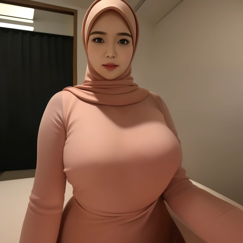 A woman in a pink dress poses for a picture - SeaArt AI