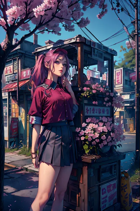 magenta tint、vibrant with colors、((tmasterpiece)))、(((quality)))、((ultra - detailed))、(surreal)、(very detailed cg illustration）、...