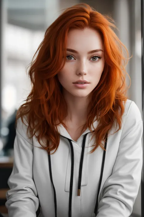 photo of a redhead woman with - SeaArt AI