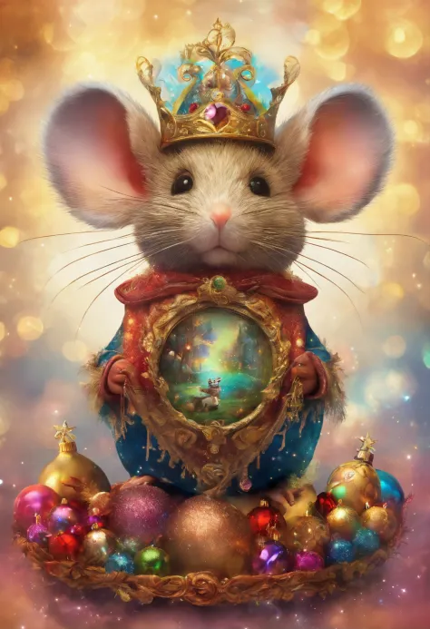 Christmas tree toy mouse king