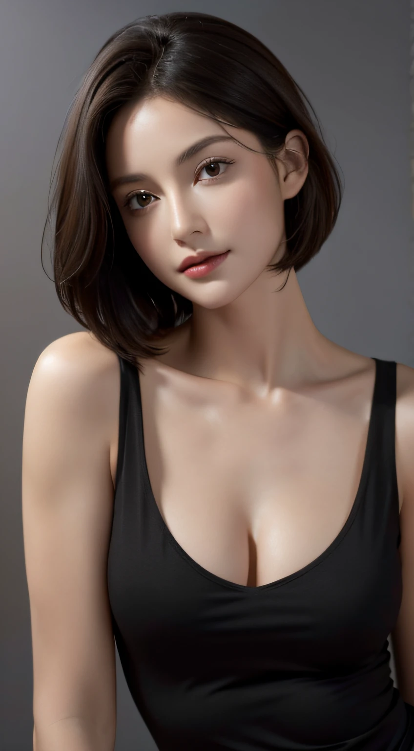 8K，best qualtiy， tmasterpiece，sexy model，Huge breasts(Round breasts)，比基尼，stocklings，Thoroughly  exposed,Beautiful round breasts,Curvy,Slim,seductiv{An extremely delicate  and beautiful girl} - SeaArt AI