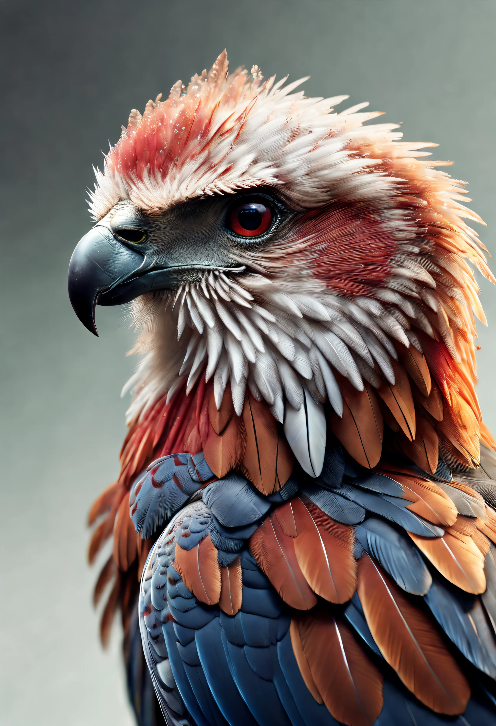 This digital drawing of an eagle-harpy eagle is a tribute to the