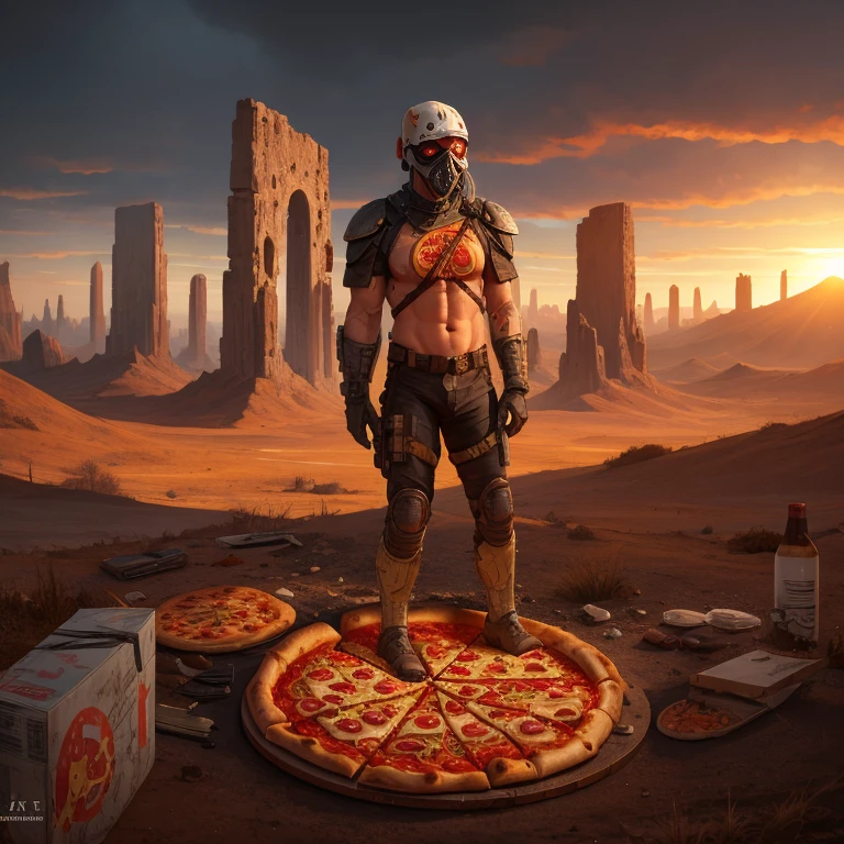 pós-apocalipse,espiritual,paisagem,pizza