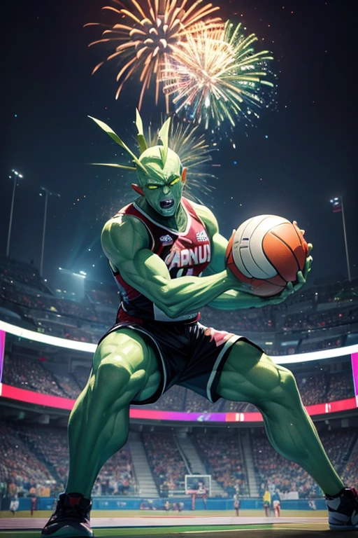 basketball arena created with SeaArt AI