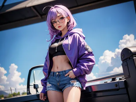 (most detailed, 8k, brilliantly executed),(high resolution, extreme attention taken to detail),(1girl),(pastel purple hair, blac...
