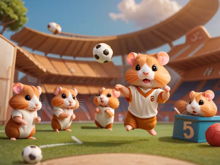 (hamsterサッカー),サッカーボールを追いかけるhamster,run,football uniform,football stadium background,​masterpiece,top-quality,fluffy hamsters,all...