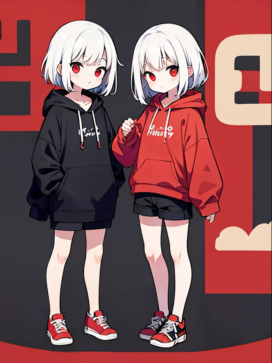 Anime girls in hoodies best sale