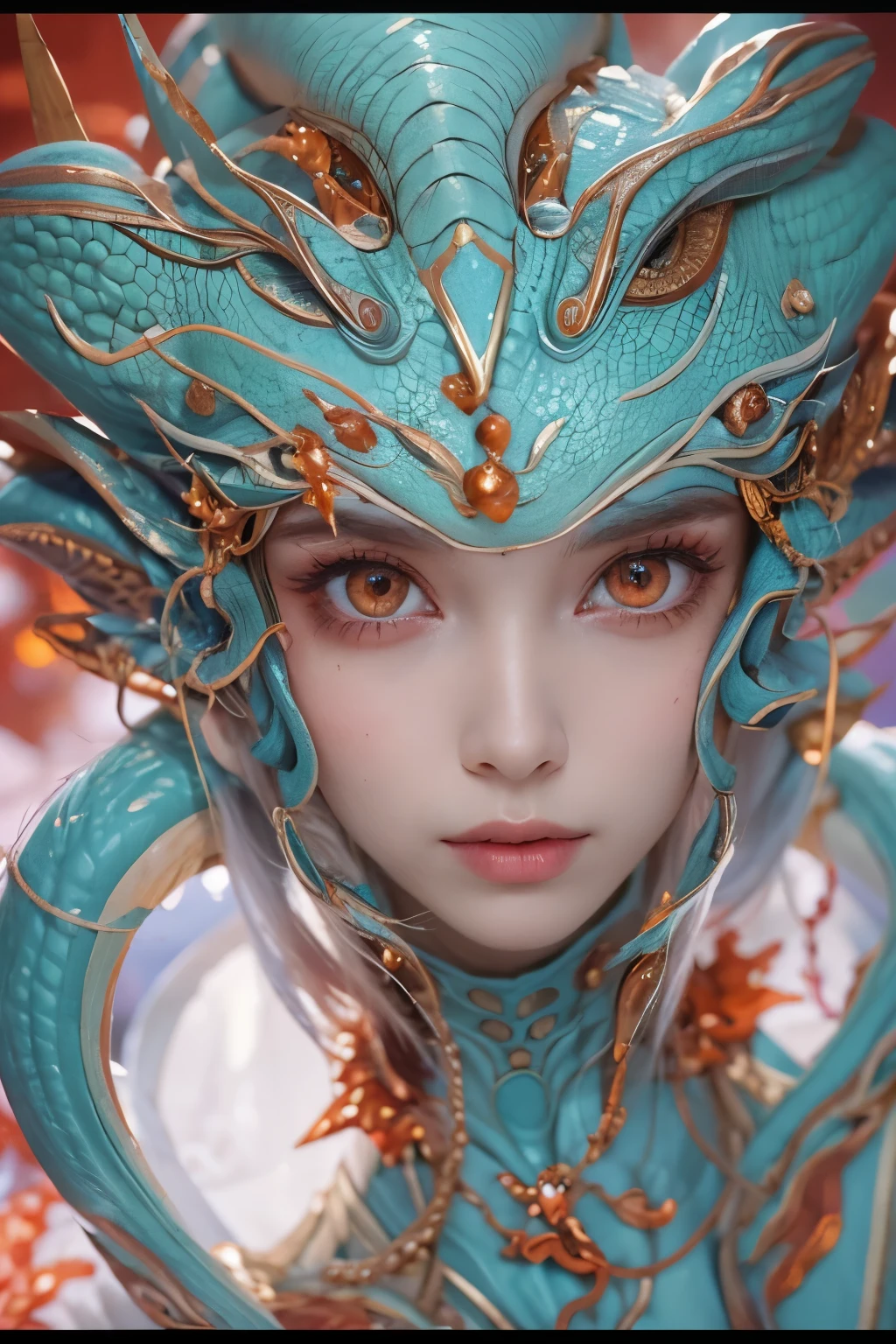 (Female Alien:1.2), Beautiful face, seduces, red eyes, Full body like, A sexy, alien, No humans, an alien, cells are fused, Multiple hands, (Lots of blue tentacles), (blue skin:1.3), extraterrestrial, cell, bio image, 魅惑的, Best Quality, 8K,4K_quality, high_Definition,Dramatic Lighting, masutepiece:1.5,cinematic quality, detail up, (Intricate details:1.2), high resolution, High Definition, drawing faithfully, (Thick eyebrows:1.2), (Big scarlet eyes:1.6), Beautiful eyes with fine symmetry, (Ultra detailed eyes:1.2),(Highly detailed face and eyes:1.2), (High-resolution red-eye:1.4), Intimate face, (Super detailed skin quality feeling:1.4), Perfect Anatomy,  (Beautiful toned body:1.5),  (Moist skin:1.2), No makeup, (dark circles:1.1), long canines