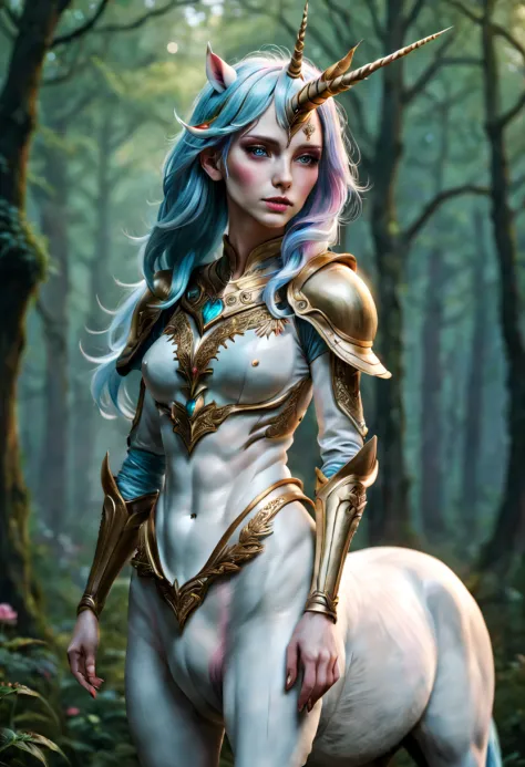 Unicorn humanoid female