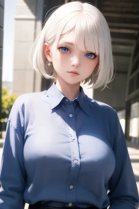 Masterpiece,best Quality,1girl,upper Body,white Hair - SeaArt AI