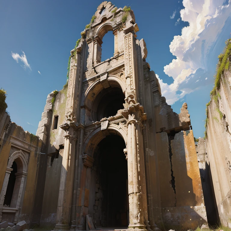 Misteriosas ruinas antiguas，arquitectura antigua