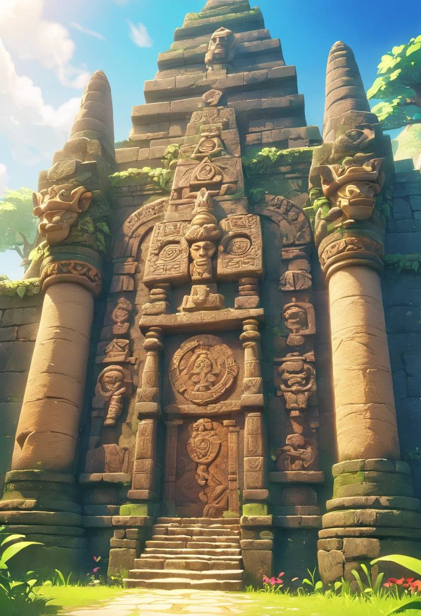 Mayan civilization, Epic, grand, octane render, enhance, intricate, (masterpiece, Representative work, official art, Professional, unity 8k wallpaper:1.3)
