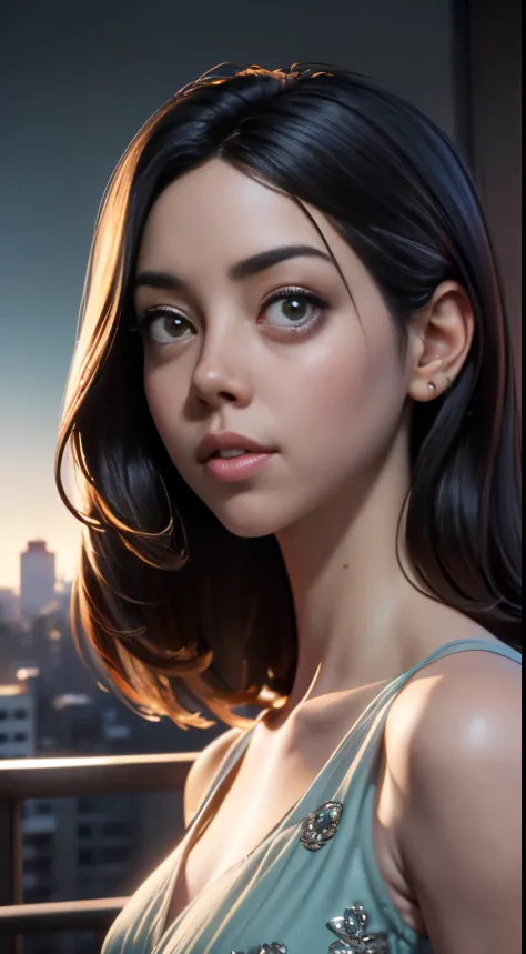 photo of Aubrey Plaza, RAW, beautiful woman, ((portrait)), ((detailed face:1.2)), ((detailed facial feature, detailed skin, clea...