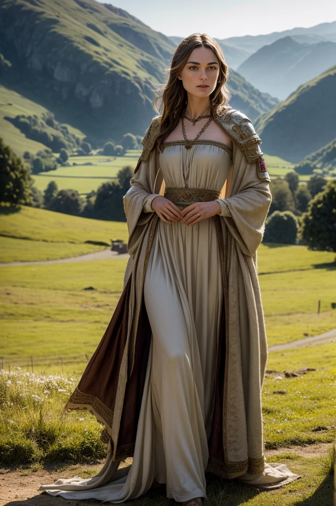 Keira Knightley, Medieval period, standing in a beautiful medieval ...