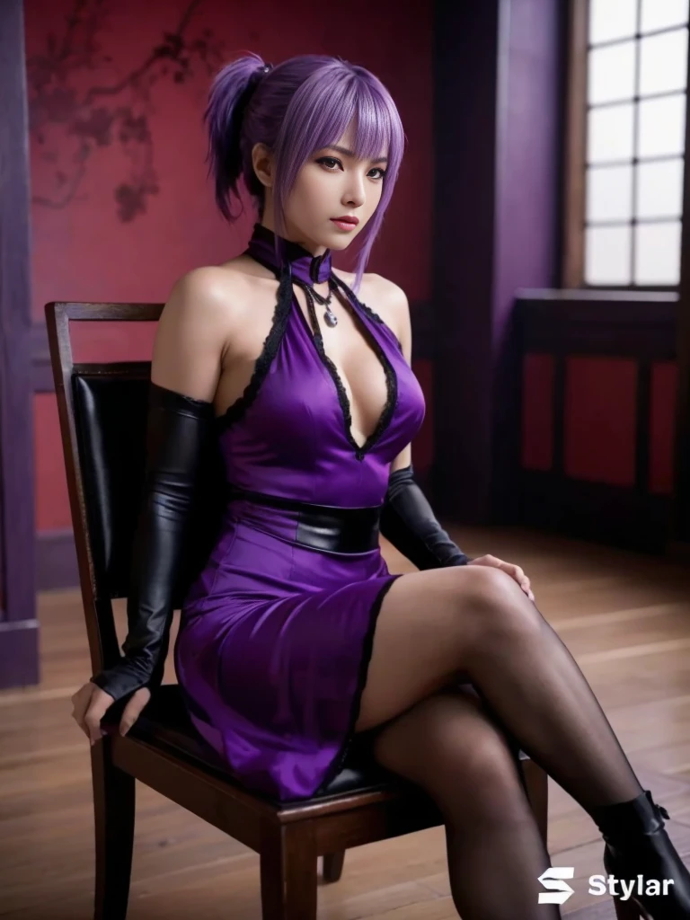 "AYANE" (best quality,ultra-detalhado,Realistic:1.37), retrato, Detailed eyes and facial features, textura de pele delicada e suave, Corpo Perfeito, textura ultra realista, maquiagem perfeita, maquiagem vermelha nos olhos, batom vermelho,  expression serious, cores vivas, maquiagem vermelha em volta dos olhos, cores vivas, olhos vermelhos