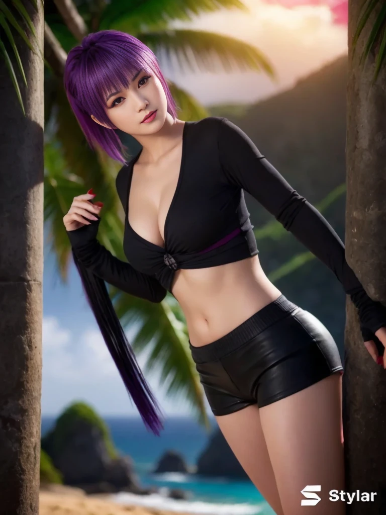 "AYANE" (best quality,ultra-detalhado,Realistic:1.37), retrato, Detailed eyes and facial features, textura de pele delicada e suave, Corpo Perfeito, textura ultra realista, maquiagem perfeita, maquiagem vermelha nos olhos, batom vermelho,  expression serious, cores vivas, maquiagem vermelha em volta dos olhos, cores vivas, olhos vermelhos, maquiagem vermelha nos olhos