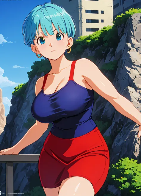 Bulma, Muy grande totalmente desnuda, piernas abiertas mostrando su coño  goteand - SeaArt AI